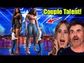 Omg couple talent excites judges with giant love wins golden buzzer   britains got talent 2024