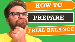 How to Prepare a Trial Balance (Step by Step)
