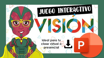 👁‍🗨 🎮JUEGO INTERACTIVO EN POWERPOINT DE PERCEPCIÓN VISUAL | JUEGO VISIÓN