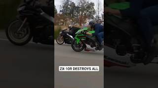 ZX-10R DESTROYS M1000RR, RSV4 Factory &amp; S1000RR | BRUTAL 🔥