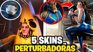 5 PERSONAJES MÁS *PERTURBADORES* que EXISTEN en FORTNITE