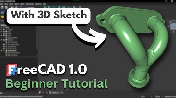 3D sketch in FreeCAD 1.0 | Beginner Tutorial | Exercise 4