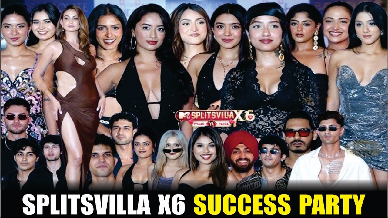 Splitsvilla X6 GRAND Success Party | Urfi Javed, Nia Sharma ,Karan Kundra, Tejasswi,Y ogesh, Ruru