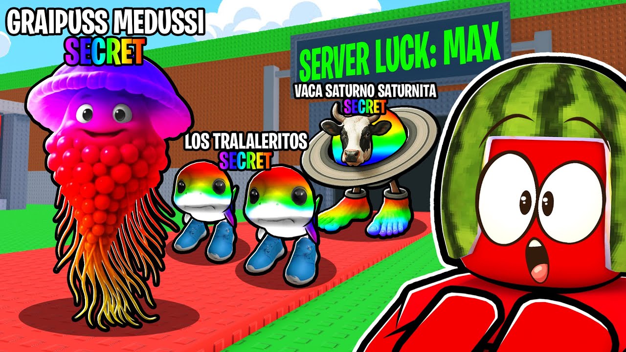 Starting Over In STEAL A BRAINROT With MAX LUCK