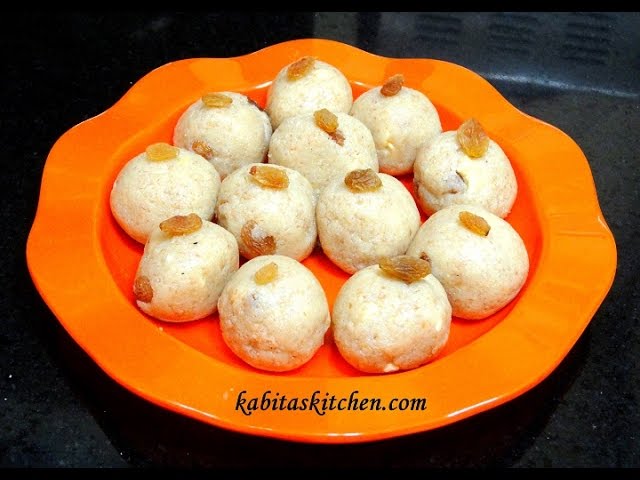 Rava Ladoo Recipe-Sooji Khoya Laddu-Rava Laddoo with Condensed milk-Easy Indian Sweets | Kabita Singh | Kabita