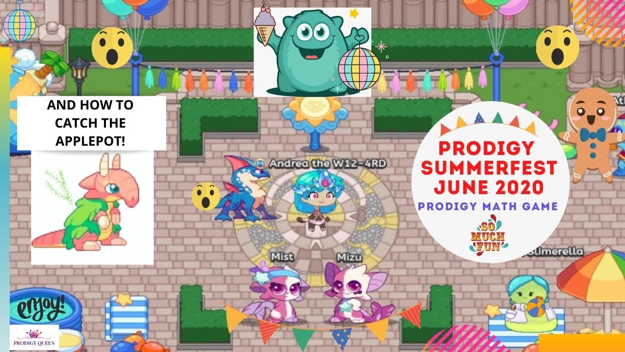 Prodigy Math Game Summerfest 2020 How To Catch An Applepot And