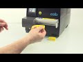 Squix with pcu400 and conductive esd surface printing and cutting heat shrink tubes