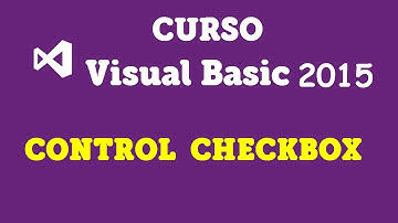 📝Curso VB.NET 2015 - Control CheckBox