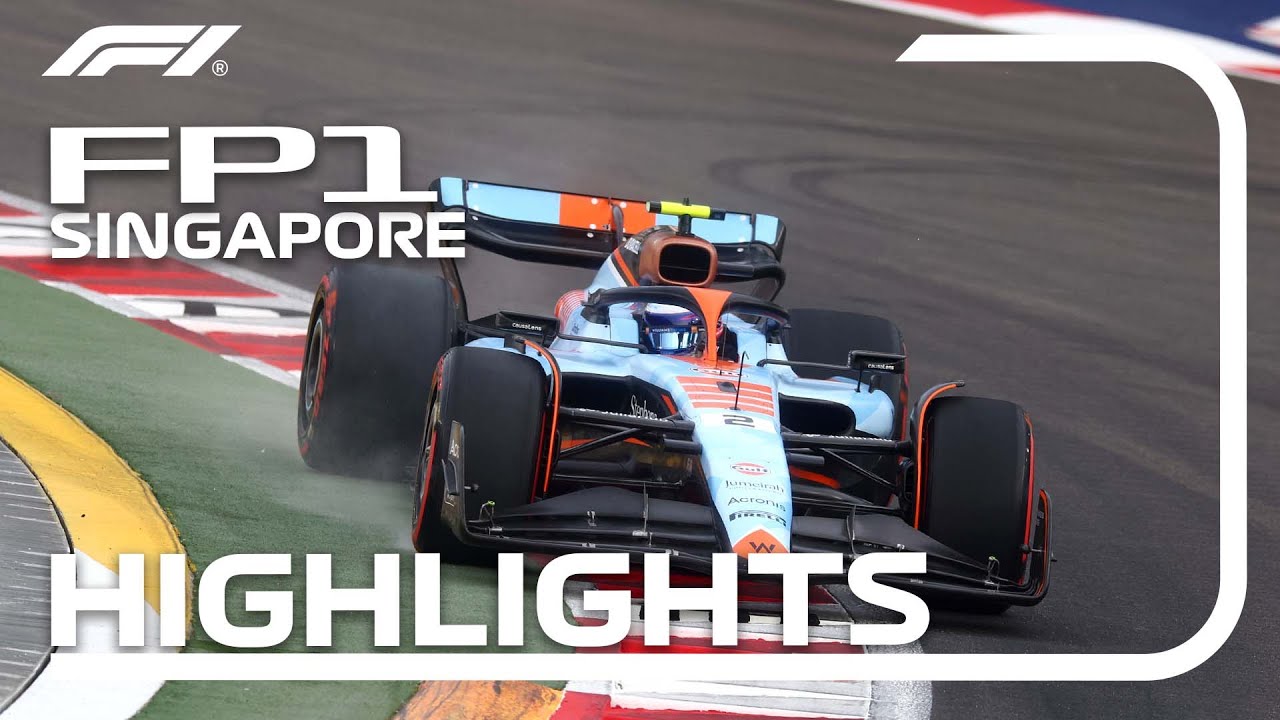 FP1 Highlights 2023 Singapore Grand Prix