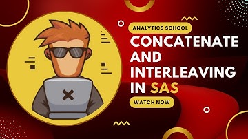 Concatenate and Interleaving in SAS | Step-by-Step for Beginners