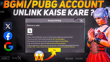 Only 2Min 🤯 | BGMI ID Unlink from Google Play, Twitter, Facebook | 100% Working Trick 🔥