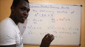 Calculus-Finding and classifying stationary  points