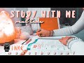 STUDY WITH ME in tempo reale || 1 hour of productivity and motivation (metodo pomodoro🍅)