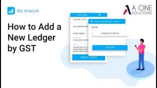 How to Do Create Ledger in Biz Analyst I Chapter 15 I Tally On Mobile