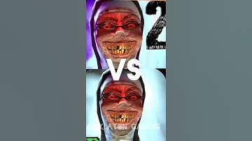 evil nun vs evil nun 2 #shorts #viral #youtubeshorts