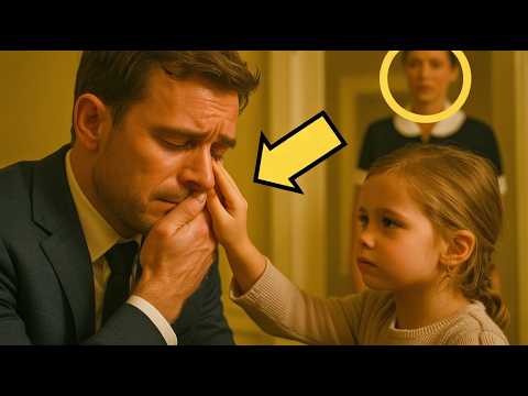 NADIE SE ACERCABA AL MILLONARIO… HASTA QUE LA HIJA DE LA LIMPIADORA VE SU DOLOR