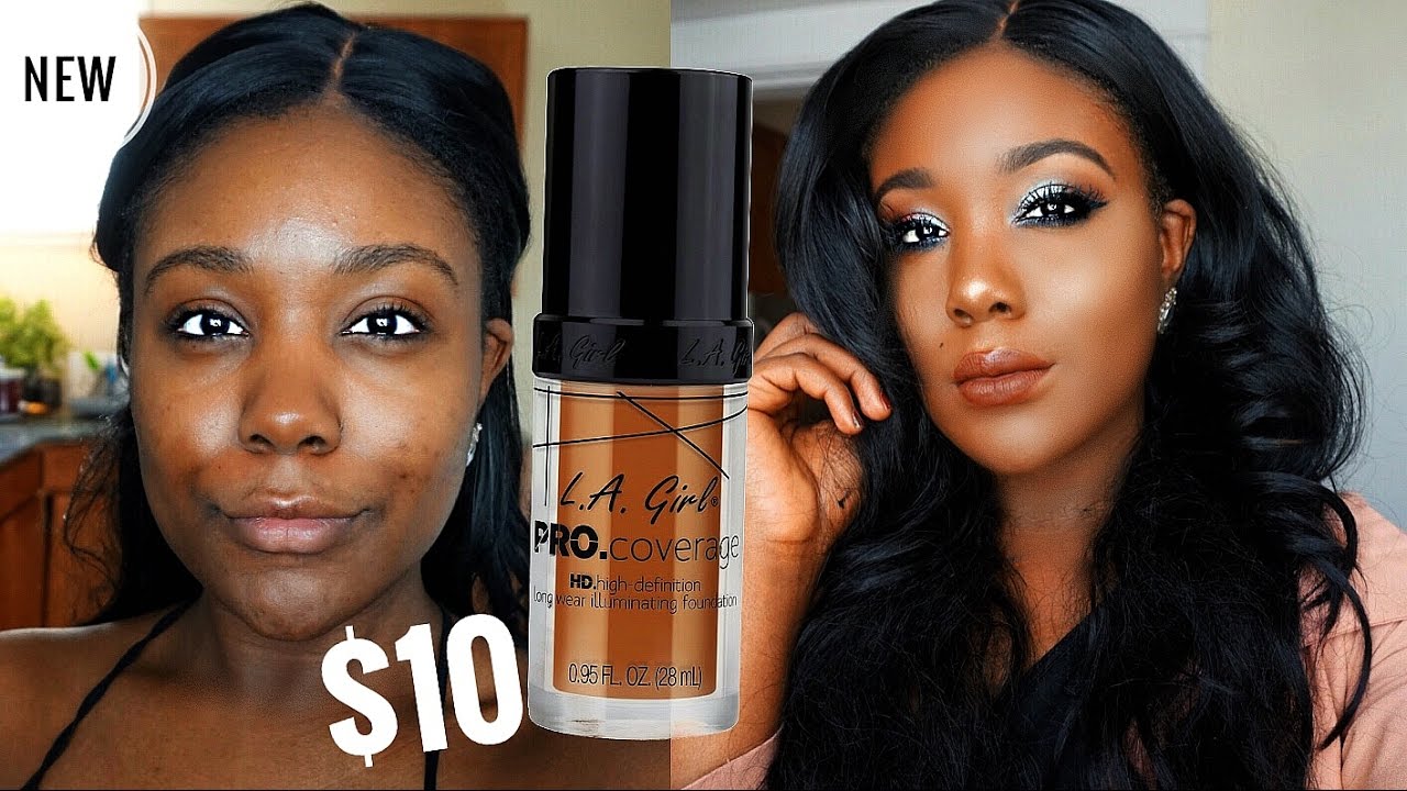 L.A Girl Pro Coverage HD Illuminating Foundation Review