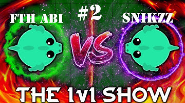 Mope.io // THE 1V1 SHOW #2 // FTH Abi VS Snikzz