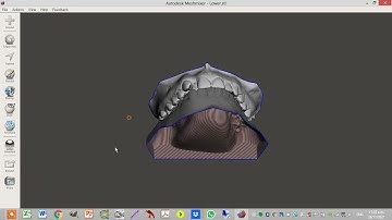 CONFECCION DEL ZOCALO DE MODELO EN MESHMIXER