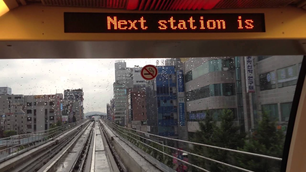 西門子VAL208韓國議政府市輕電鐵 (1)(缽谷站~中央站)(2013.7.8)