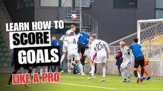 Learn How to Score more goals in football tip!