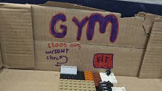 Funny Gym in lego