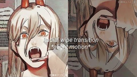 Radial wipe transition | transition ideas #2 | alight motion tutorial