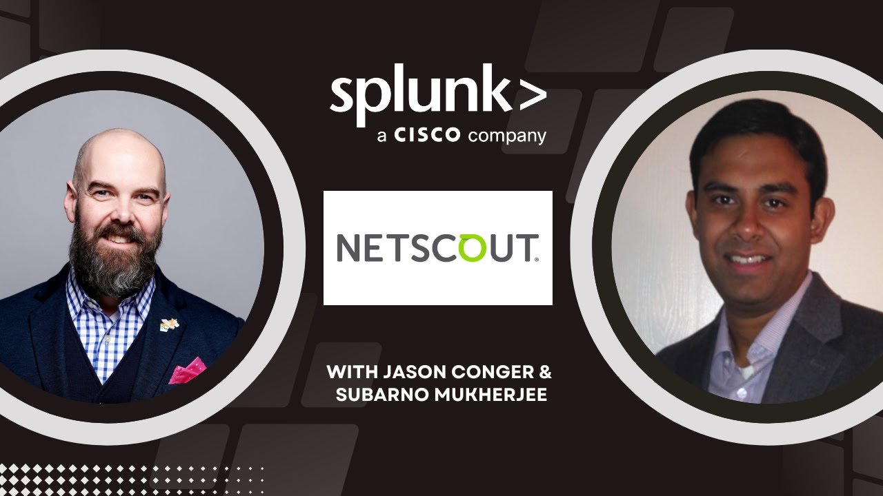 Splunk and Netscout - YouTube