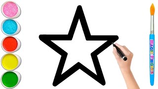 Simple And Fun Star Drawing For Toddlers And Kids