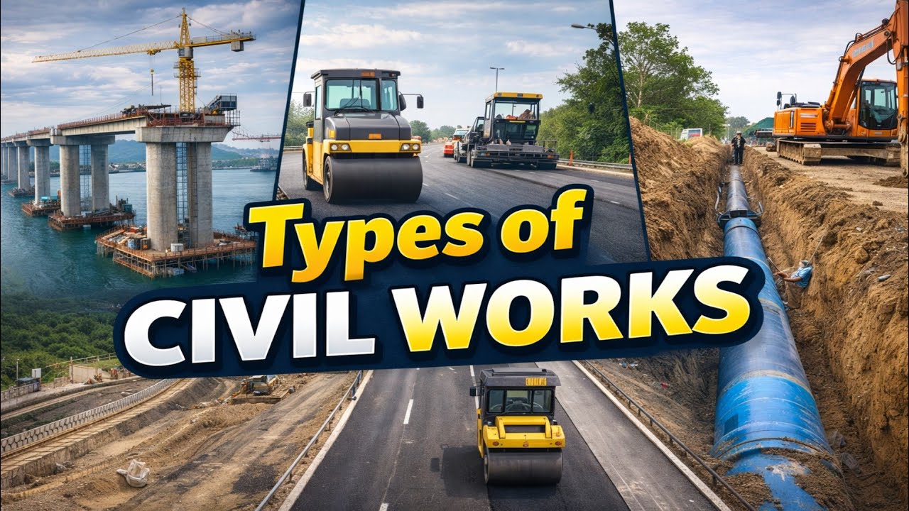 All Types of Civil Works - YouTube