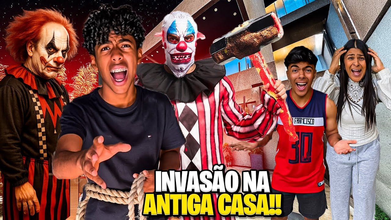 DESCOBRIMOS QUE DOIS PALHAÇOS INVADIRAM NOSSA ANTIGA CASA!