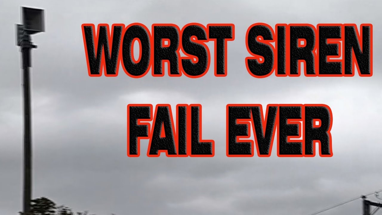 WORST SIREN FAIL I'VE EVER SEEN I WPS-4004 I Norridge, IL