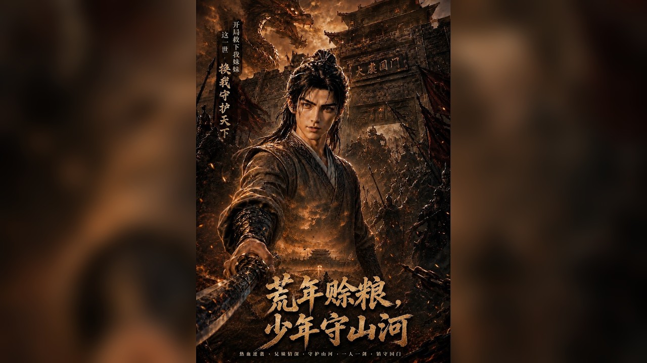 【MULTI SUB】穿越成病弱少年，他开局救下被诬灾星的妹妹，逆风翻盘！#梅栗漫剧社 #AI漫剧 #ai动漫 视频 #ai动态漫#荒年赊粮，少年守山河