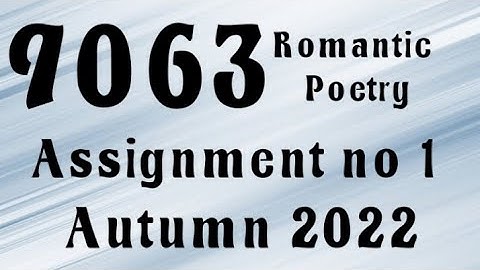 AIOU Code 9063 Solved Assignment No.1 Autumn 2022 #aiou #aiousolveassignments