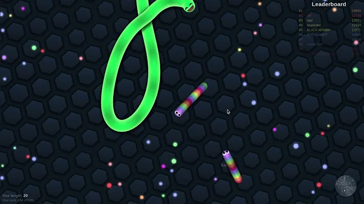 slither.io gameplay