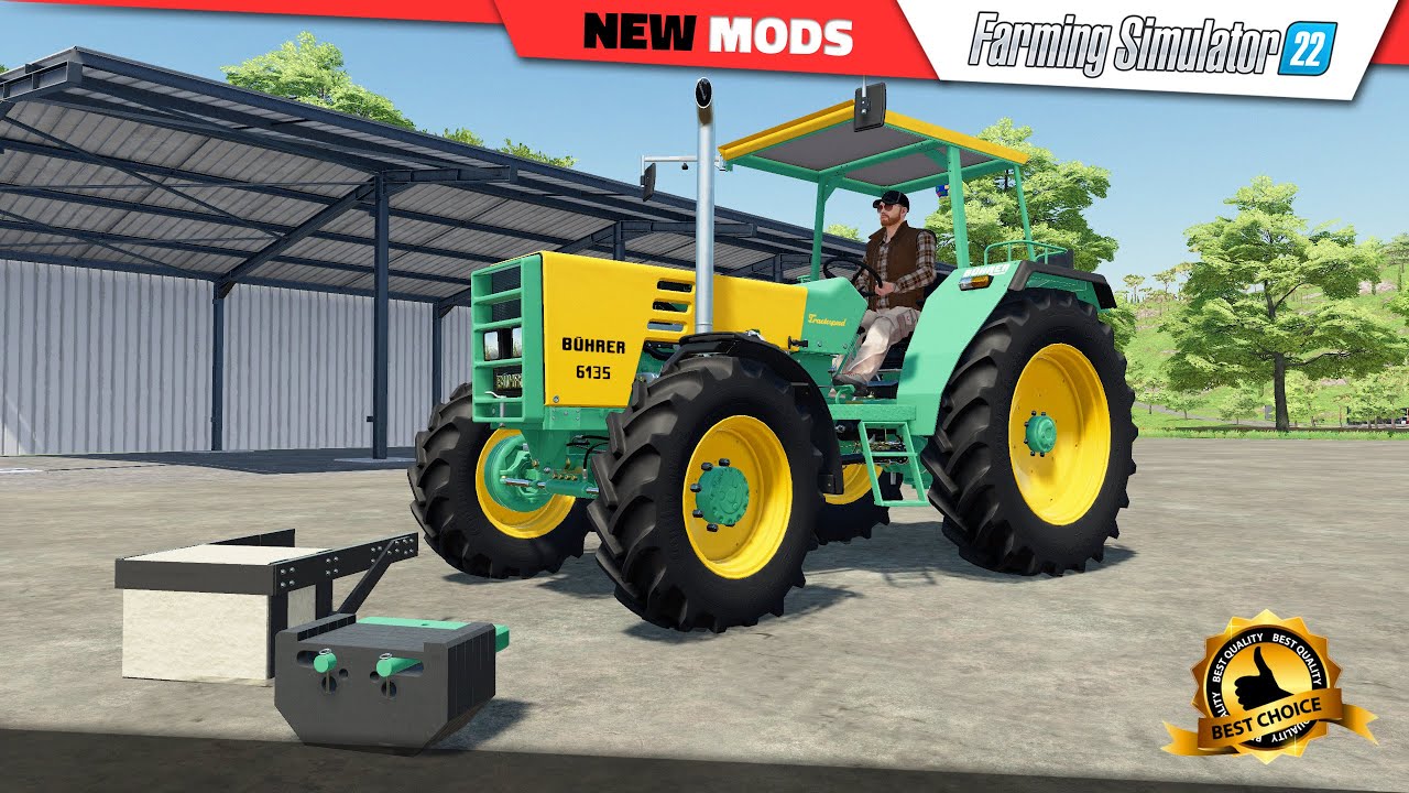 FS22 | NEW MOD | Bührer 6135 Tractospeed 15/3 - Farming Simulator 22 Mods Review 2K