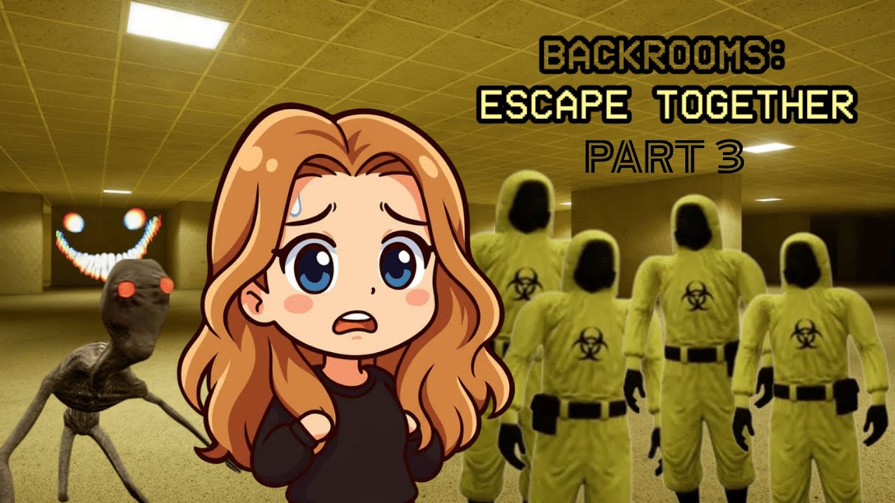 First time playing Escape the Backrooms! All the squeels with NikkiPenny, Dikfeld and ArJay - PART 3