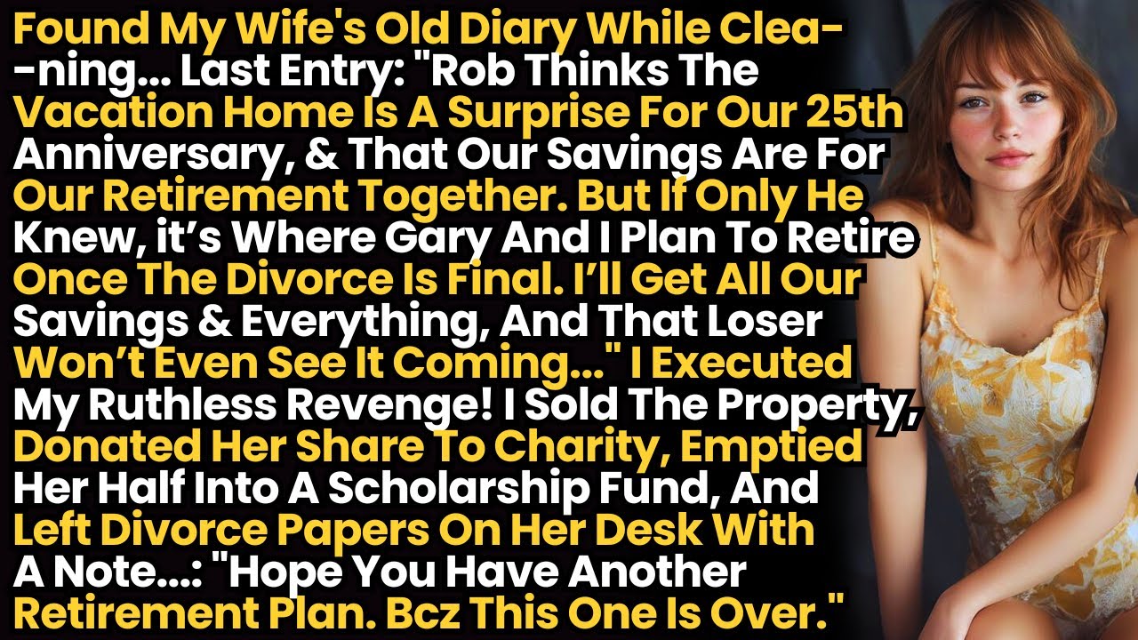 I Executed My Ruthless Revenge! I Sold The Property, Donated Her Share To Charity & Left Divorce Pap