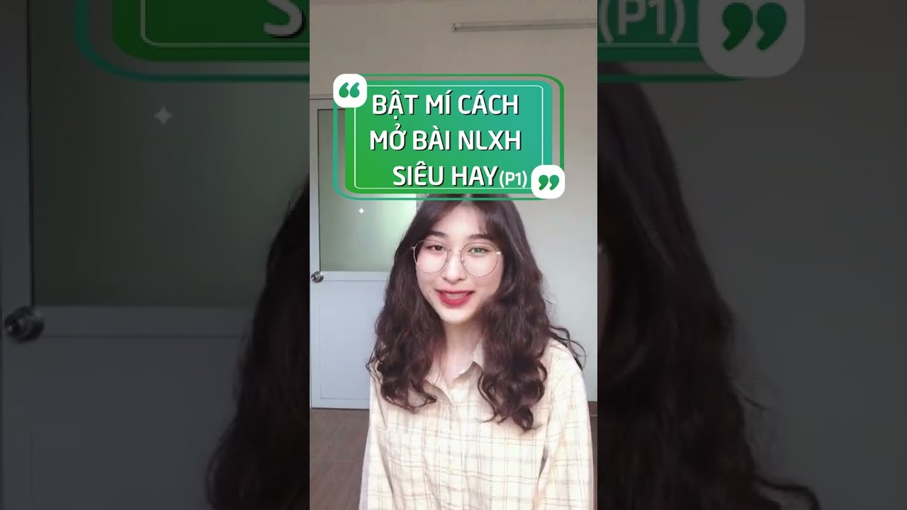 Bật mí cách mở bài Nghị luận xã hội siêu hay - Thích... - youtube
