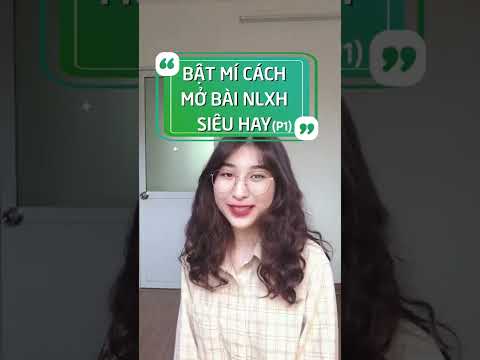 Video Bật mí cách mở bài Nghị luận xã hội siêu hay - Thích... - youtube