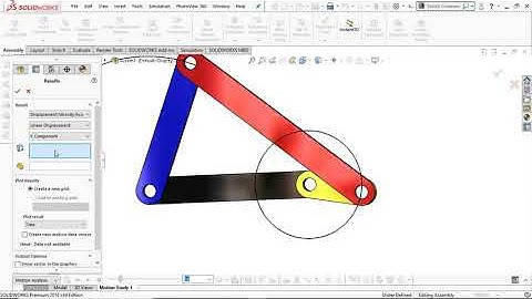 Solidworks Tutorial: Four Bar Linkage Mechanism | Animation | Motion Analysis