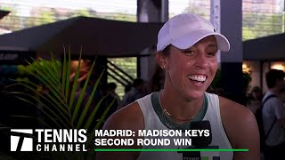 Madison Keys is learning to balance her game in Madrid | 2024 Madrid Second Round