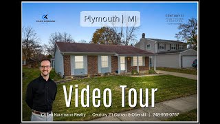 Video Tour - Ranch Style Home - Plymouth Michigan