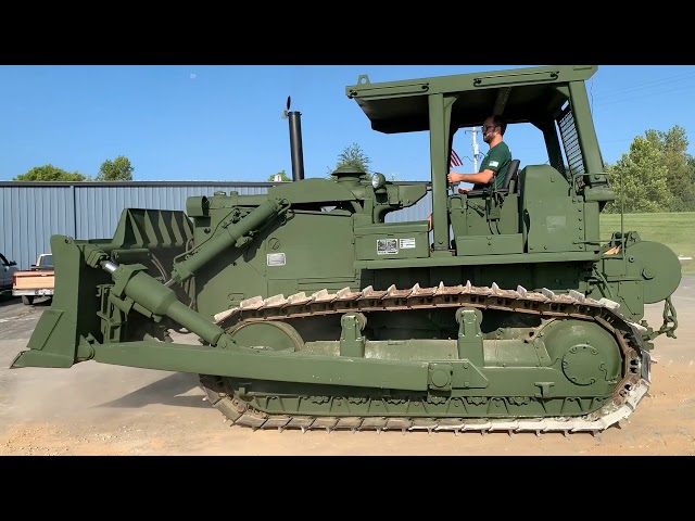 FOR SALE CATERPILLAR D7 F DOZER WITH HYSTER REAR WINCH class=