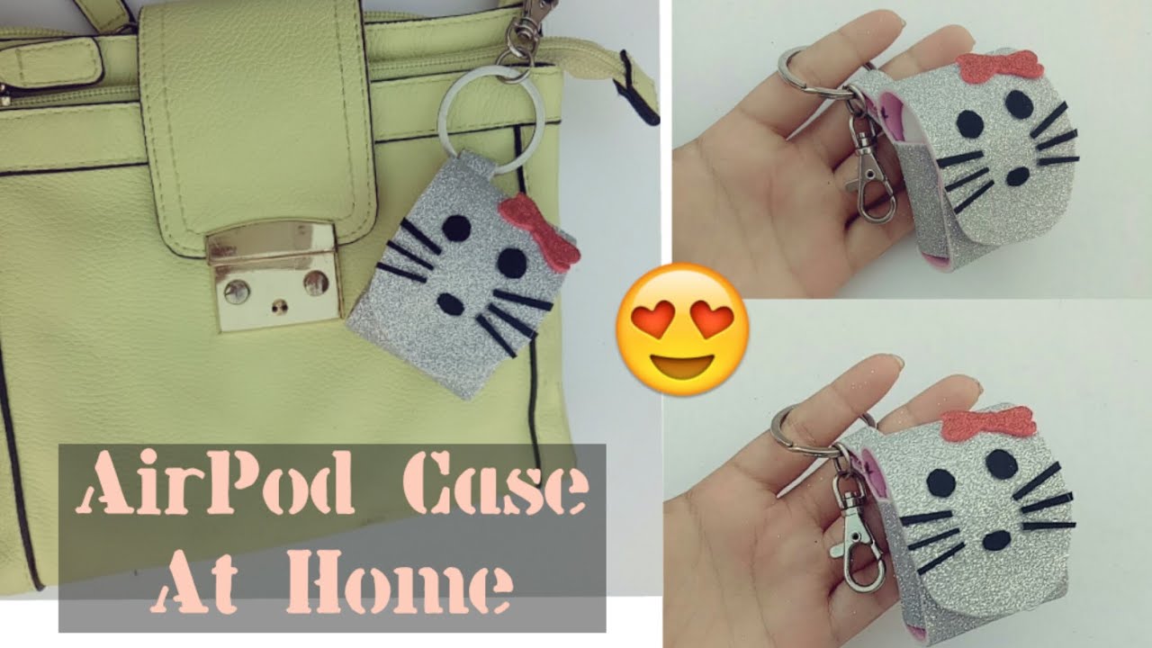 How to make a homemade AirPods Case for your handbag. 3 Easy DIY