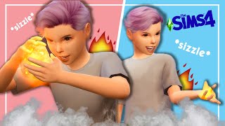 the island elemental's son has POWERS?!? || Sims 4 Occult Baby Challenge #23