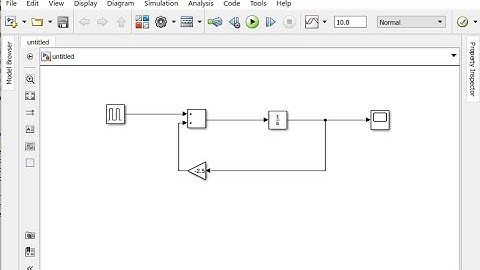 Matlab Simulink Mô hình hóa một hệ động lực liên tục Cách 1