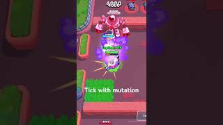 Tick with mutation and hypercharge #brawlstars #gaming