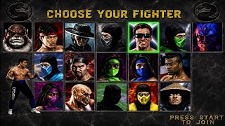 Mortal Kombat 2 (Mugen) Johnny Cage Playthrough 