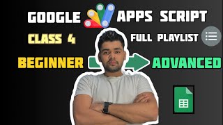 Google Apps Script Data Types Full Guide | Class 4 | Beginner Series | String, Number, Boolean